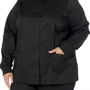 Women's Long Sleeve Scrub Snap Jacket